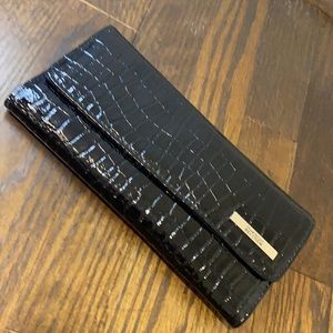 Black leather wallet